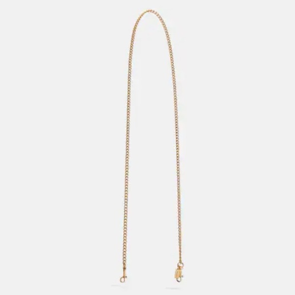 NEW! COACH Chain Bag Strap, Goldtone, NEW WITH TAGS! FABULOUS! NWT - Picture 2 of 13